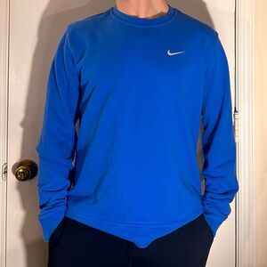 Nike Men’s Royal Blue Crewneck, Like New, Comfortable, Fall Wear, Casual